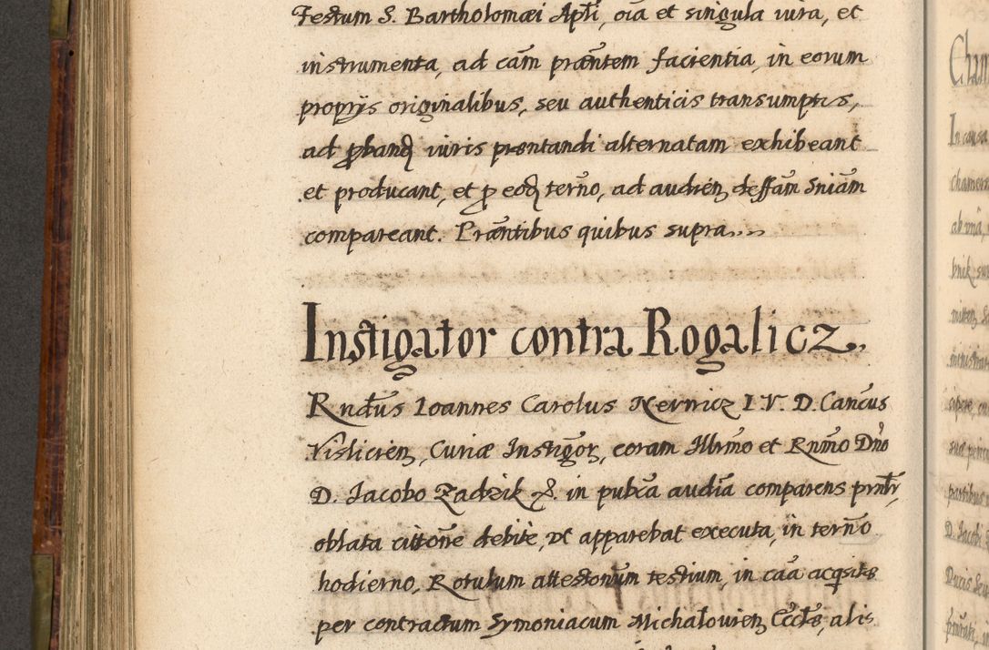 Zdjęcie nr 425 dla obiektu archiwalnego: Acta episcopalia R. D. Jacobi Zadzik, episcopi Cracoviensis et ducis Severiae annorum 1639 et 1640. Volumen II