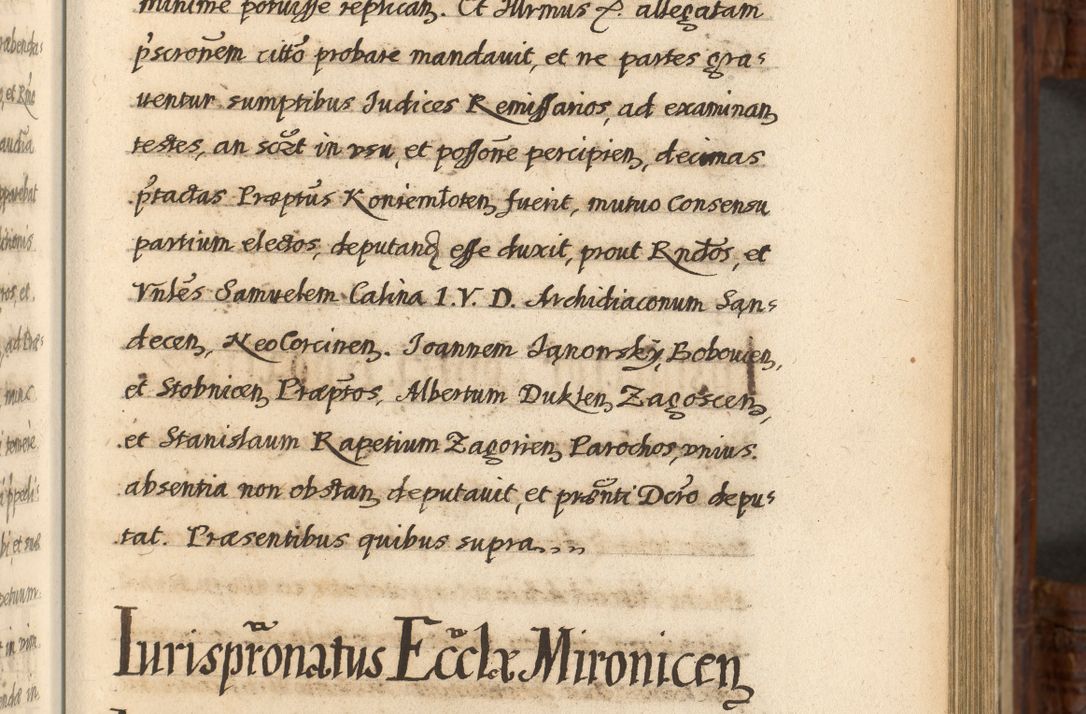 Zdjęcie nr 424 dla obiektu archiwalnego: Acta episcopalia R. D. Jacobi Zadzik, episcopi Cracoviensis et ducis Severiae annorum 1639 et 1640. Volumen II