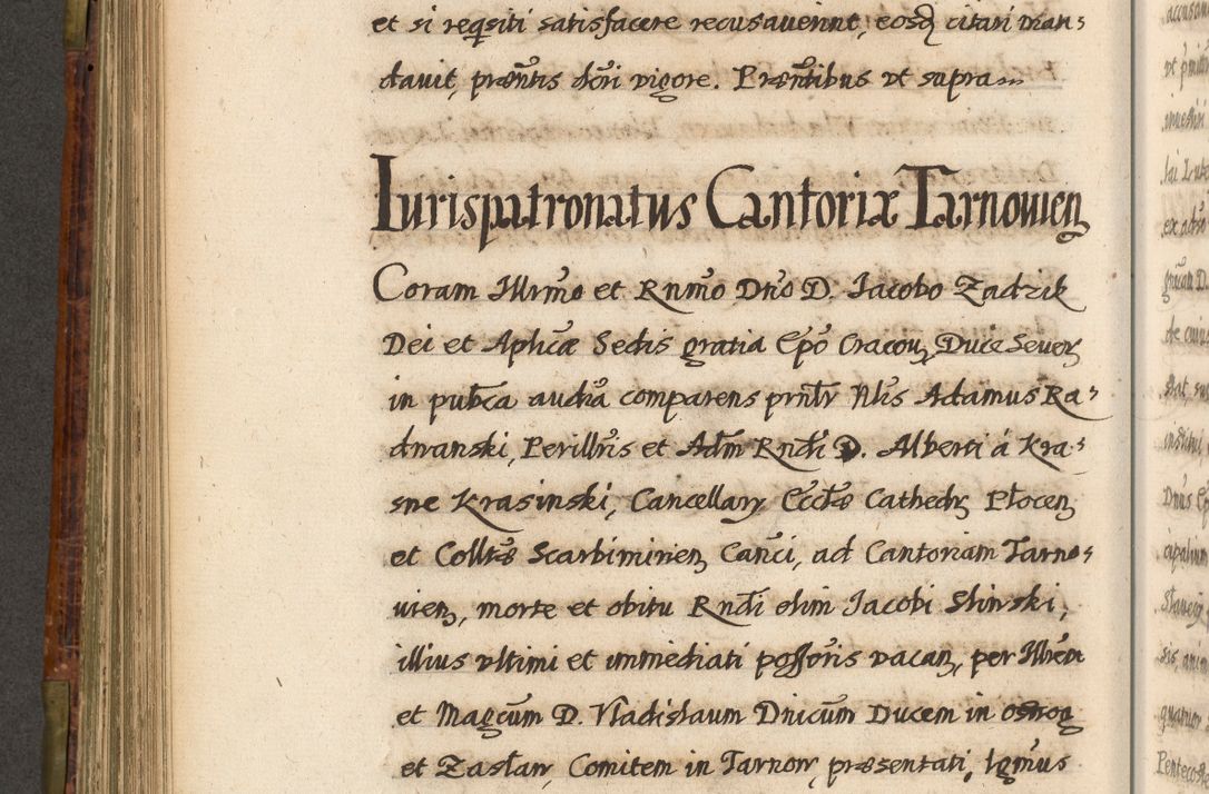 Zdjęcie nr 419 dla obiektu archiwalnego: Acta episcopalia R. D. Jacobi Zadzik, episcopi Cracoviensis et ducis Severiae annorum 1639 et 1640. Volumen II