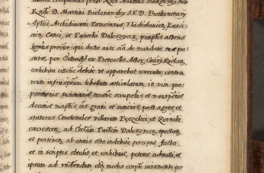 Zdjęcie nr 416 dla obiektu archiwalnego: Acta episcopalia R. D. Jacobi Zadzik, episcopi Cracoviensis et ducis Severiae annorum 1639 et 1640. Volumen II