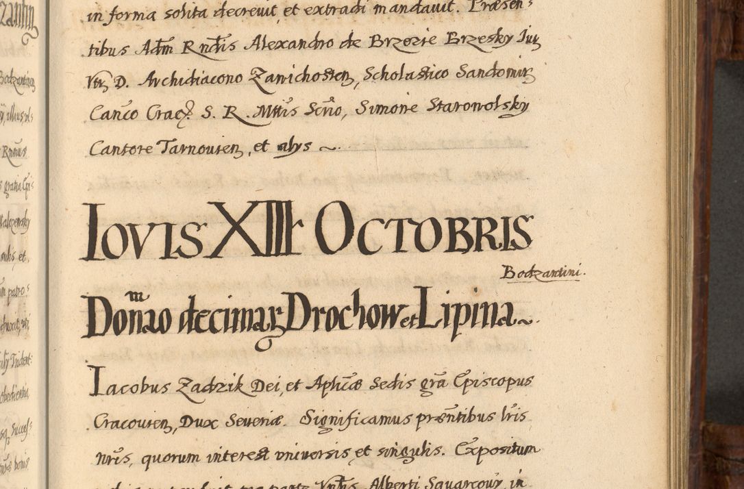 Zdjęcie nr 802 dla obiektu archiwalnego: Acta episcopalia R. D. Jacobi Zadzik, episcopi Cracoviensis et ducis Severiae annorum 1639 et 1640. Volumen II
