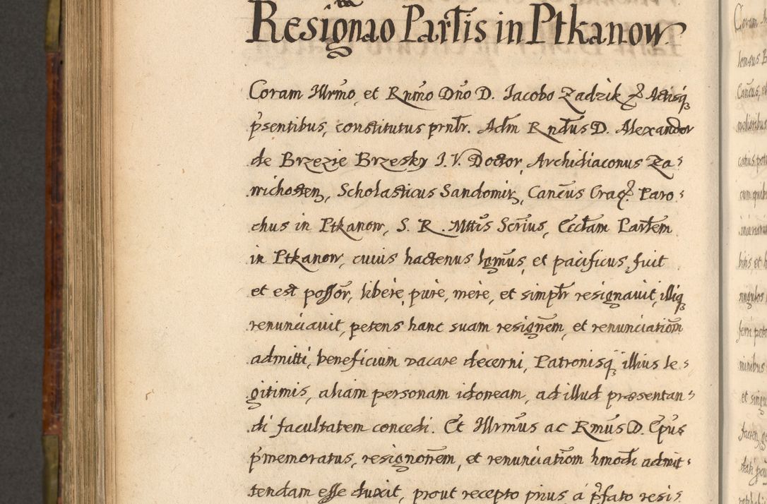 Zdjęcie nr 799 dla obiektu archiwalnego: Acta episcopalia R. D. Jacobi Zadzik, episcopi Cracoviensis et ducis Severiae annorum 1639 et 1640. Volumen II