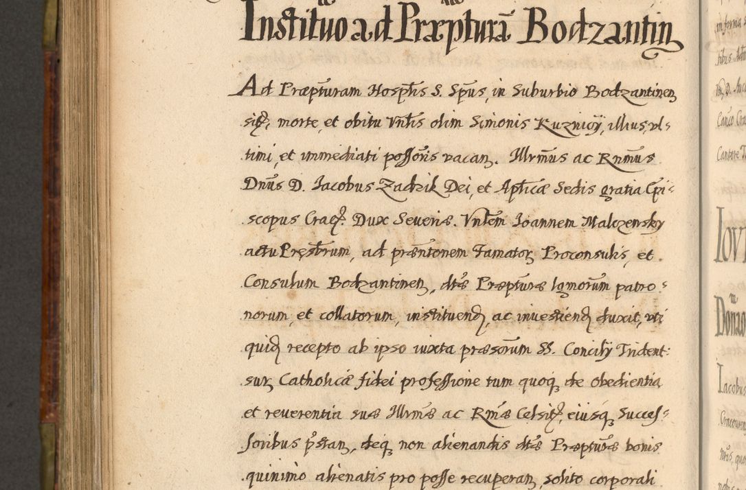 Zdjęcie nr 801 dla obiektu archiwalnego: Acta episcopalia R. D. Jacobi Zadzik, episcopi Cracoviensis et ducis Severiae annorum 1639 et 1640. Volumen II