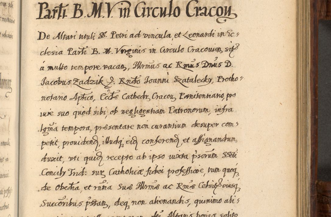 Zdjęcie nr 798 dla obiektu archiwalnego: Acta episcopalia R. D. Jacobi Zadzik, episcopi Cracoviensis et ducis Severiae annorum 1639 et 1640. Volumen II