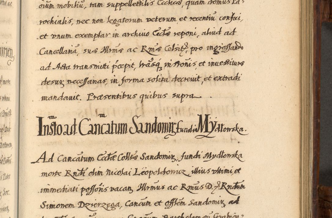 Zdjęcie nr 796 dla obiektu archiwalnego: Acta episcopalia R. D. Jacobi Zadzik, episcopi Cracoviensis et ducis Severiae annorum 1639 et 1640. Volumen II