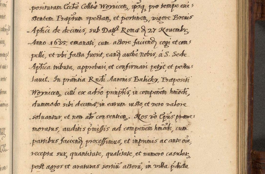 Zdjęcie nr 788 dla obiektu archiwalnego: Acta episcopalia R. D. Jacobi Zadzik, episcopi Cracoviensis et ducis Severiae annorum 1639 et 1640. Volumen II