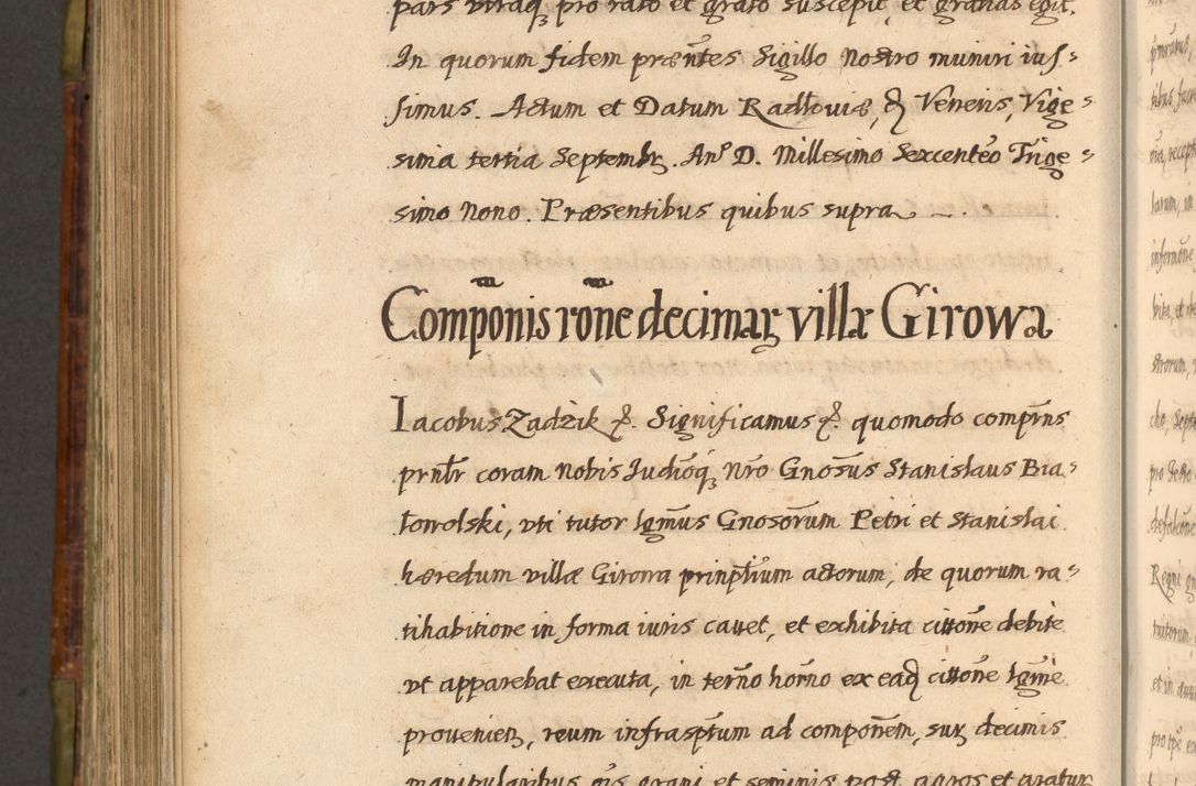 Zdjęcie nr 777 dla obiektu archiwalnego: Acta episcopalia R. D. Jacobi Zadzik, episcopi Cracoviensis et ducis Severiae annorum 1639 et 1640. Volumen II