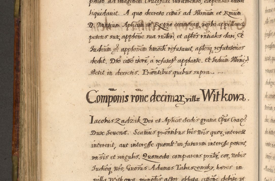 Zdjęcie nr 775 dla obiektu archiwalnego: Acta episcopalia R. D. Jacobi Zadzik, episcopi Cracoviensis et ducis Severiae annorum 1639 et 1640. Volumen II