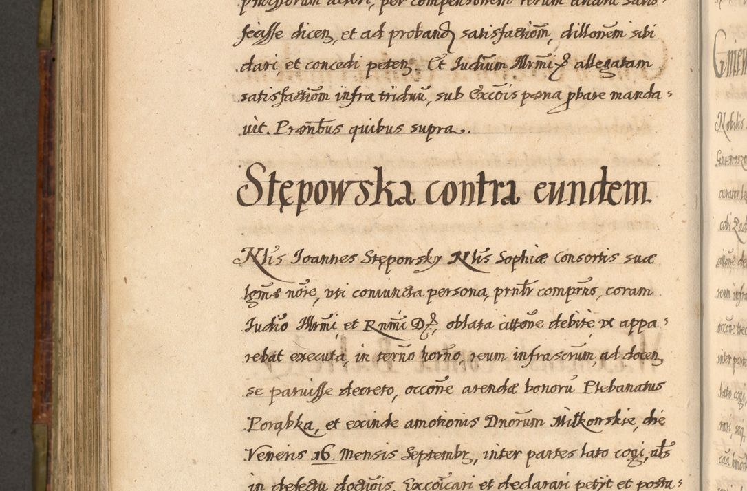 Zdjęcie nr 773 dla obiektu archiwalnego: Acta episcopalia R. D. Jacobi Zadzik, episcopi Cracoviensis et ducis Severiae annorum 1639 et 1640. Volumen II