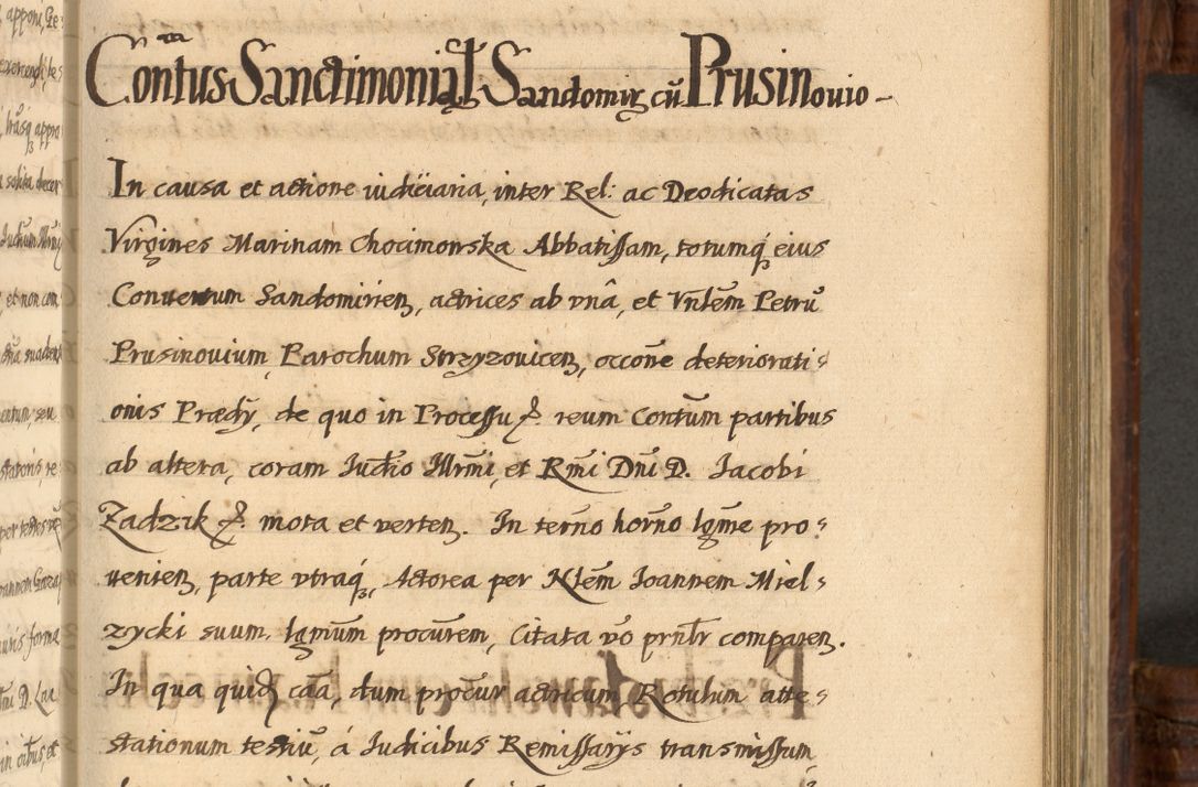 Zdjęcie nr 770 dla obiektu archiwalnego: Acta episcopalia R. D. Jacobi Zadzik, episcopi Cracoviensis et ducis Severiae annorum 1639 et 1640. Volumen II