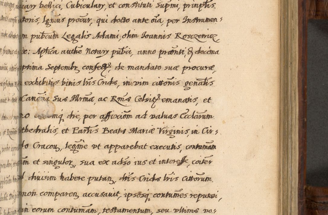 Zdjęcie nr 768 dla obiektu archiwalnego: Acta episcopalia R. D. Jacobi Zadzik, episcopi Cracoviensis et ducis Severiae annorum 1639 et 1640. Volumen II
