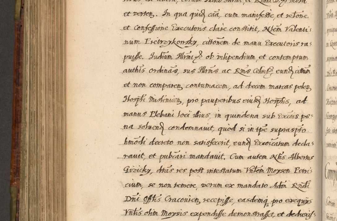 Zdjęcie nr 757 dla obiektu archiwalnego: Acta episcopalia R. D. Jacobi Zadzik, episcopi Cracoviensis et ducis Severiae annorum 1639 et 1640. Volumen II