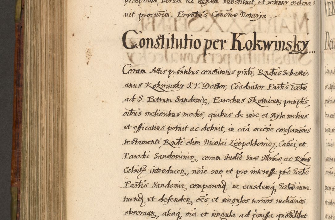 Zdjęcie nr 749 dla obiektu archiwalnego: Acta episcopalia R. D. Jacobi Zadzik, episcopi Cracoviensis et ducis Severiae annorum 1639 et 1640. Volumen II