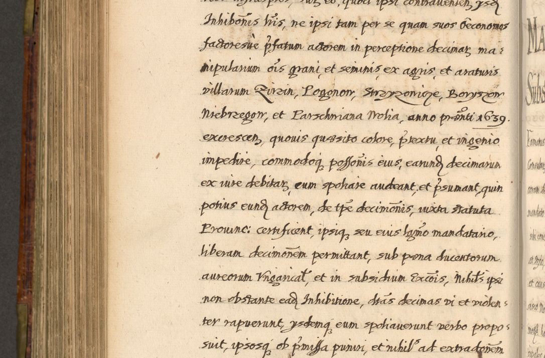 Zdjęcie nr 747 dla obiektu archiwalnego: Acta episcopalia R. D. Jacobi Zadzik, episcopi Cracoviensis et ducis Severiae annorum 1639 et 1640. Volumen II
