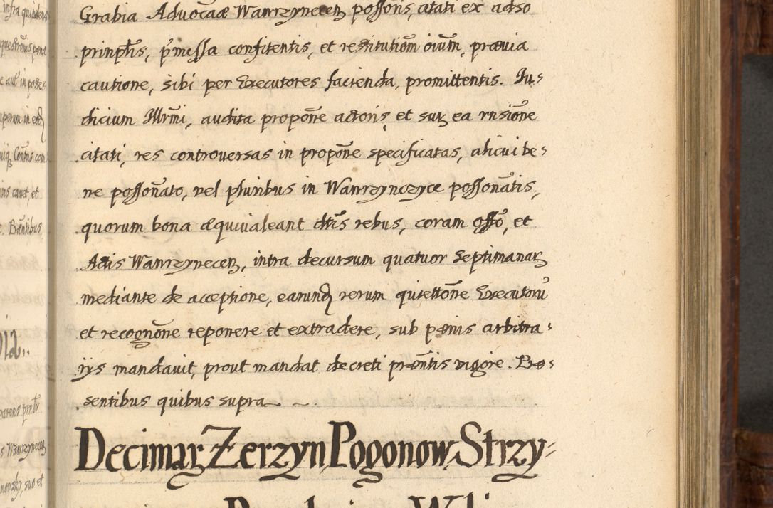 Zdjęcie nr 744 dla obiektu archiwalnego: Acta episcopalia R. D. Jacobi Zadzik, episcopi Cracoviensis et ducis Severiae annorum 1639 et 1640. Volumen II