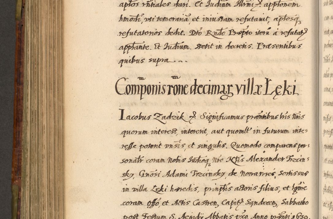 Zdjęcie nr 737 dla obiektu archiwalnego: Acta episcopalia R. D. Jacobi Zadzik, episcopi Cracoviensis et ducis Severiae annorum 1639 et 1640. Volumen II