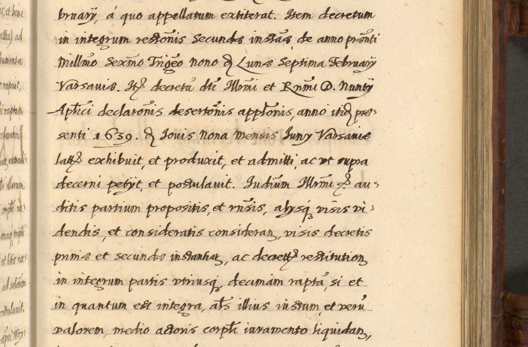 Zdjęcie nr 736 dla obiektu archiwalnego: Acta episcopalia R. D. Jacobi Zadzik, episcopi Cracoviensis et ducis Severiae annorum 1639 et 1640. Volumen II