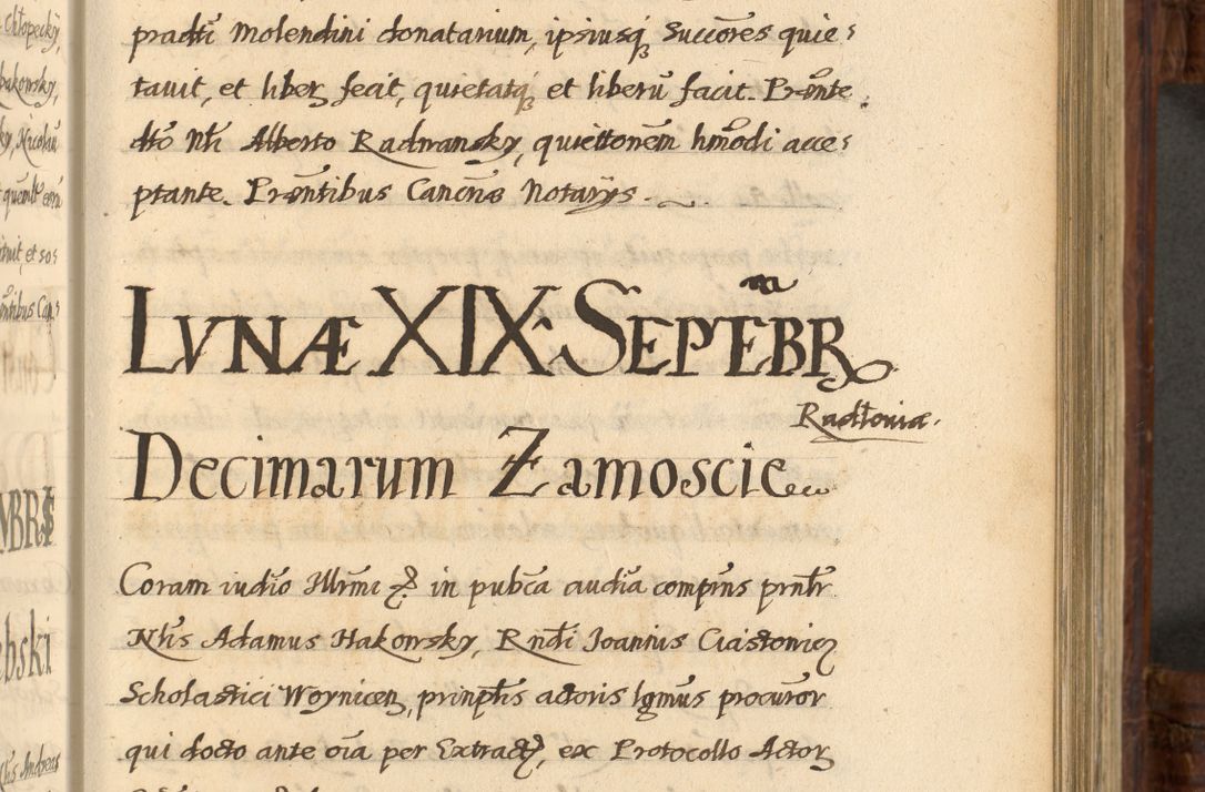 Zdjęcie nr 734 dla obiektu archiwalnego: Acta episcopalia R. D. Jacobi Zadzik, episcopi Cracoviensis et ducis Severiae annorum 1639 et 1640. Volumen II