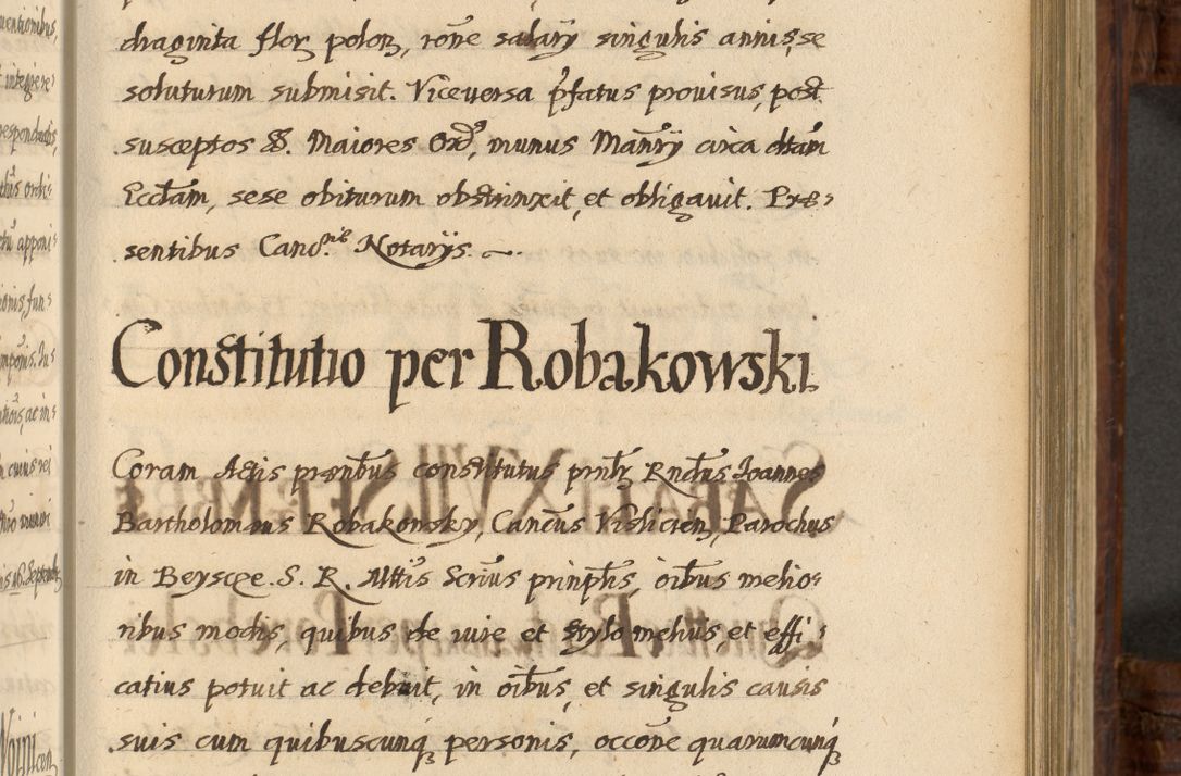 Zdjęcie nr 732 dla obiektu archiwalnego: Acta episcopalia R. D. Jacobi Zadzik, episcopi Cracoviensis et ducis Severiae annorum 1639 et 1640. Volumen II