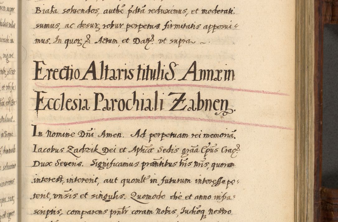 Zdjęcie nr 726 dla obiektu archiwalnego: Acta episcopalia R. D. Jacobi Zadzik, episcopi Cracoviensis et ducis Severiae annorum 1639 et 1640. Volumen II