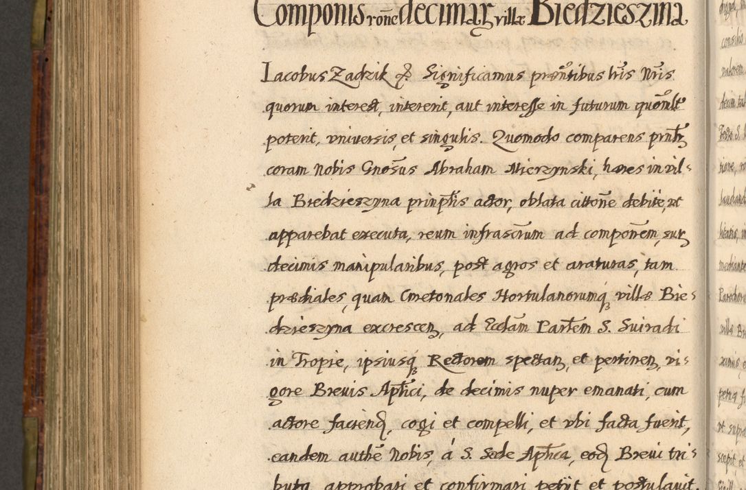 Zdjęcie nr 723 dla obiektu archiwalnego: Acta episcopalia R. D. Jacobi Zadzik, episcopi Cracoviensis et ducis Severiae annorum 1639 et 1640. Volumen II