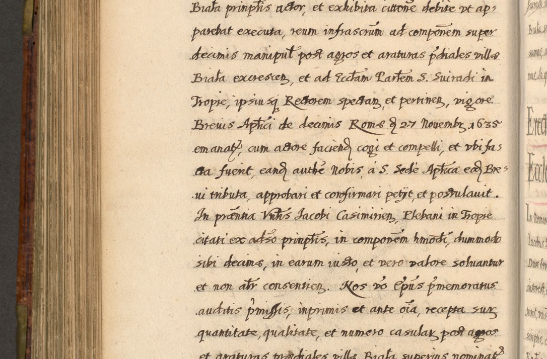 Zdjęcie nr 725 dla obiektu archiwalnego: Acta episcopalia R. D. Jacobi Zadzik, episcopi Cracoviensis et ducis Severiae annorum 1639 et 1640. Volumen II