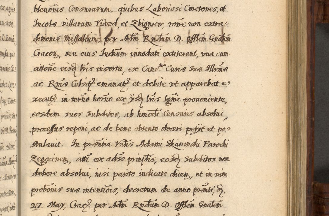 Zdjęcie nr 720 dla obiektu archiwalnego: Acta episcopalia R. D. Jacobi Zadzik, episcopi Cracoviensis et ducis Severiae annorum 1639 et 1640. Volumen II