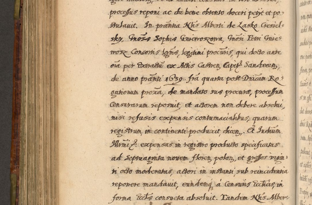 Zdjęcie nr 717 dla obiektu archiwalnego: Acta episcopalia R. D. Jacobi Zadzik, episcopi Cracoviensis et ducis Severiae annorum 1639 et 1640. Volumen II
