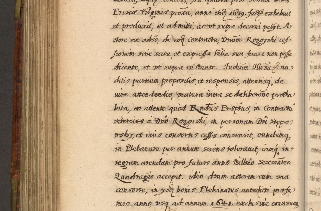 Zdjęcie nr 715 dla obiektu archiwalnego: Acta episcopalia R. D. Jacobi Zadzik, episcopi Cracoviensis et ducis Severiae annorum 1639 et 1640. Volumen II