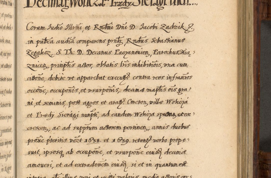 Zdjęcie nr 710 dla obiektu archiwalnego: Acta episcopalia R. D. Jacobi Zadzik, episcopi Cracoviensis et ducis Severiae annorum 1639 et 1640. Volumen II