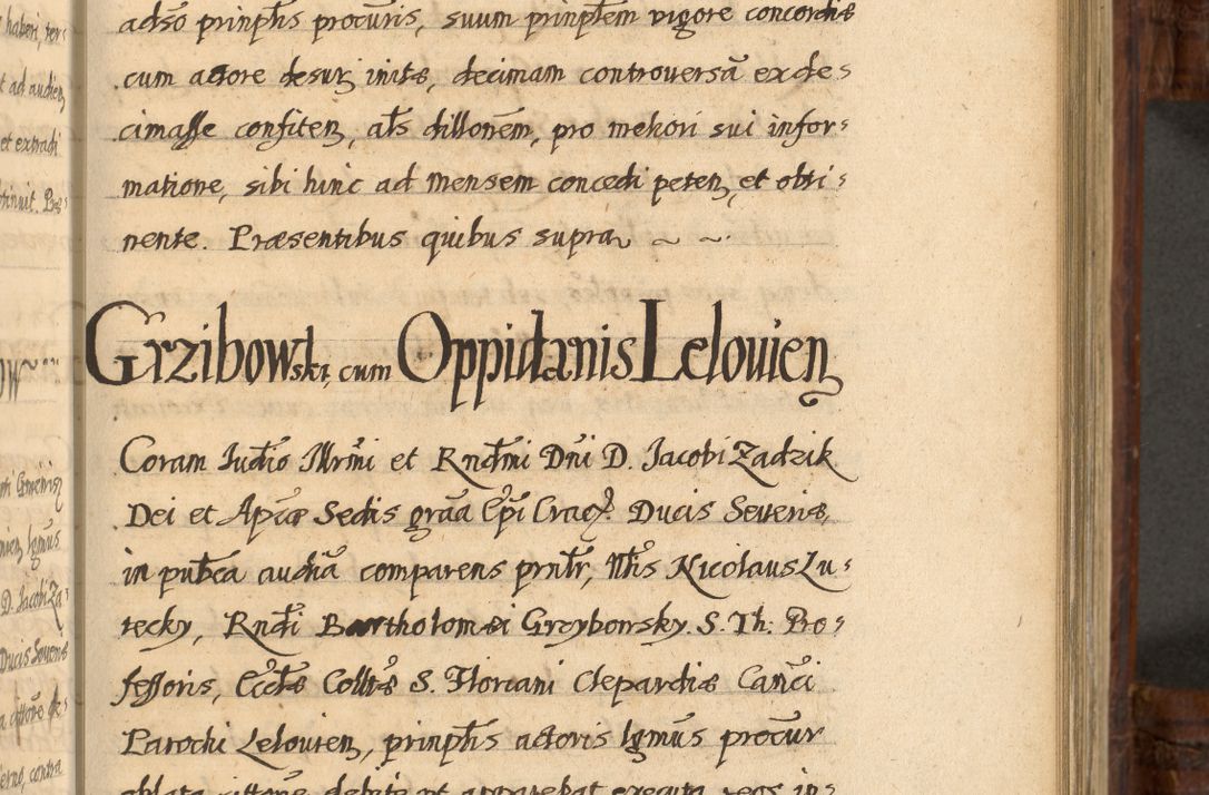Zdjęcie nr 694 dla obiektu archiwalnego: Acta episcopalia R. D. Jacobi Zadzik, episcopi Cracoviensis et ducis Severiae annorum 1639 et 1640. Volumen II