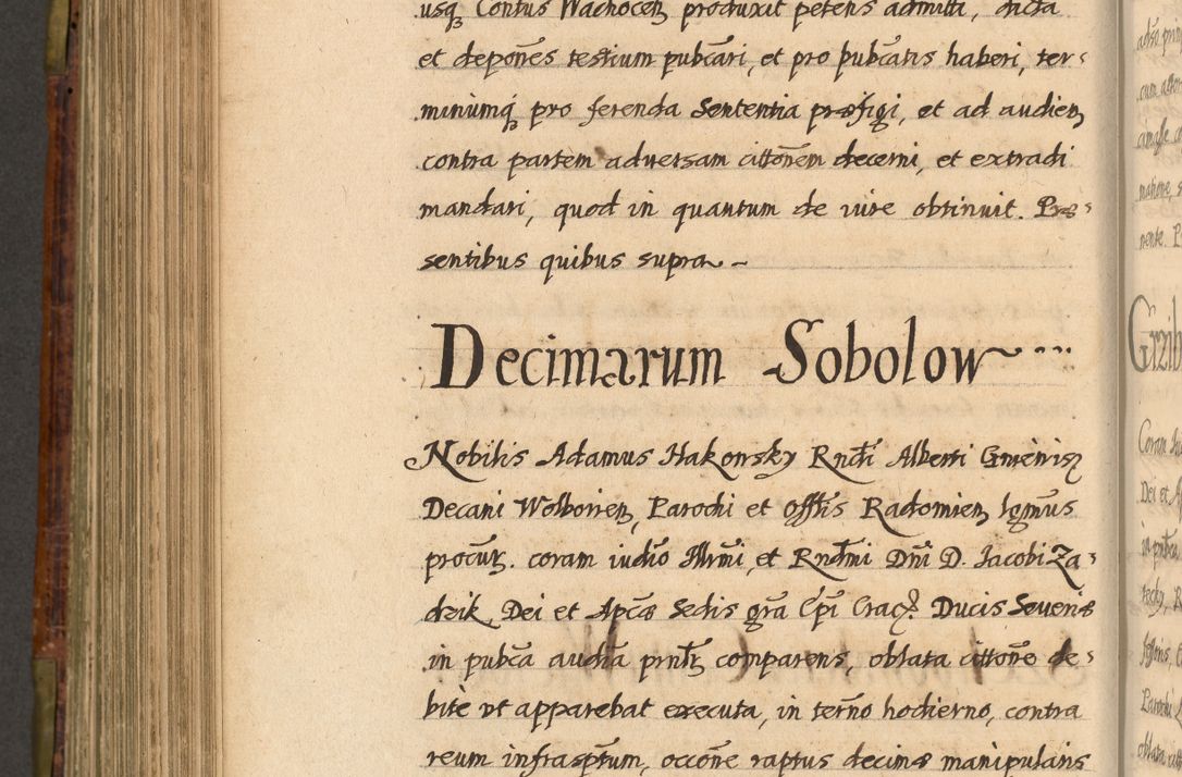 Zdjęcie nr 693 dla obiektu archiwalnego: Acta episcopalia R. D. Jacobi Zadzik, episcopi Cracoviensis et ducis Severiae annorum 1639 et 1640. Volumen II