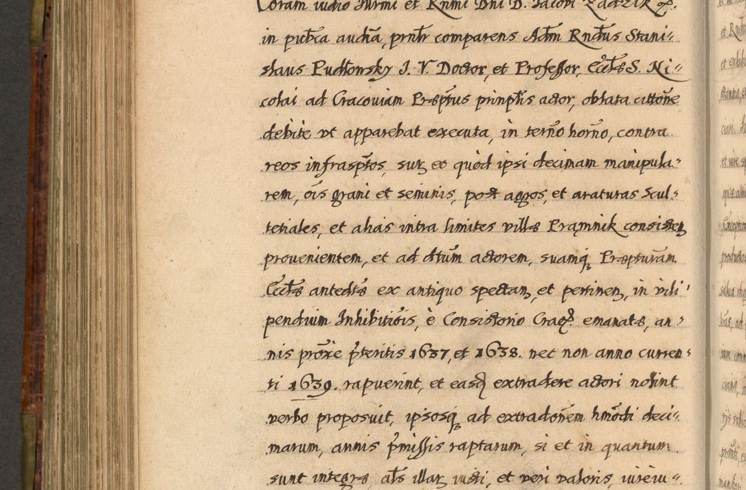 Zdjęcie nr 689 dla obiektu archiwalnego: Acta episcopalia R. D. Jacobi Zadzik, episcopi Cracoviensis et ducis Severiae annorum 1639 et 1640. Volumen II
