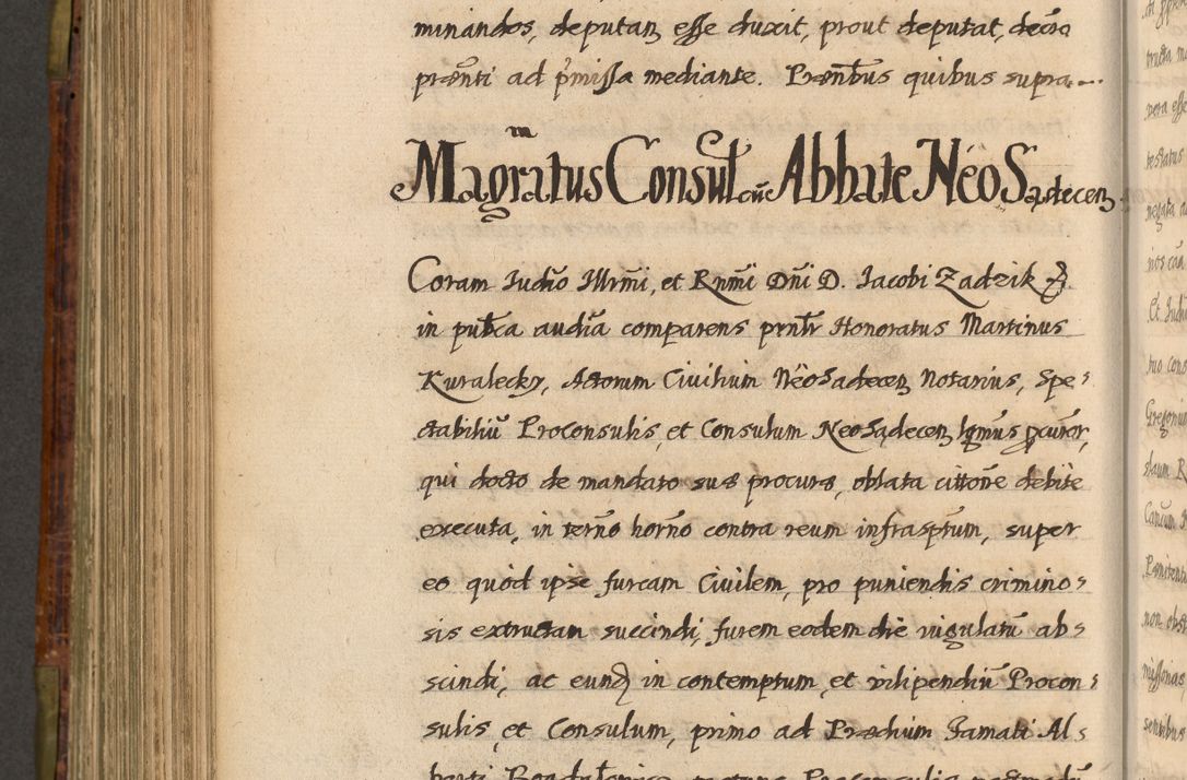 Zdjęcie nr 683 dla obiektu archiwalnego: Acta episcopalia R. D. Jacobi Zadzik, episcopi Cracoviensis et ducis Severiae annorum 1639 et 1640. Volumen II
