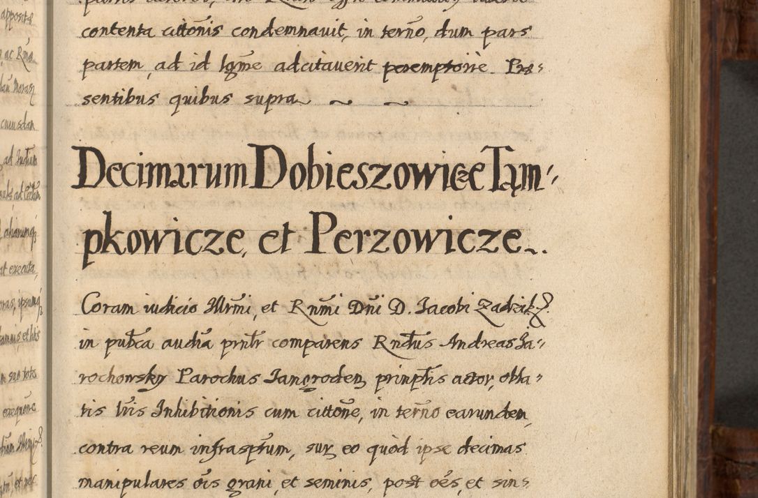 Zdjęcie nr 680 dla obiektu archiwalnego: Acta episcopalia R. D. Jacobi Zadzik, episcopi Cracoviensis et ducis Severiae annorum 1639 et 1640. Volumen II