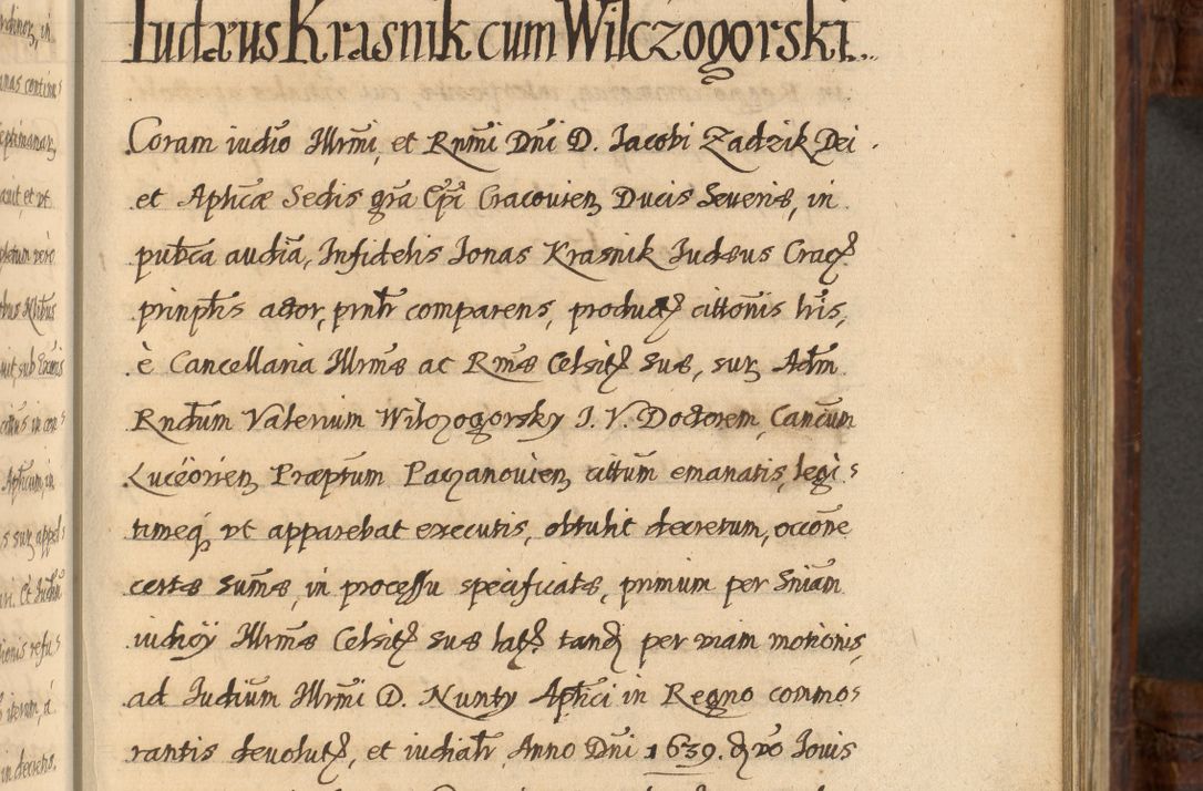Zdjęcie nr 672 dla obiektu archiwalnego: Acta episcopalia R. D. Jacobi Zadzik, episcopi Cracoviensis et ducis Severiae annorum 1639 et 1640. Volumen II