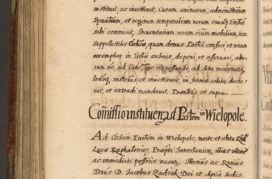 Zdjęcie nr 665 dla obiektu archiwalnego: Acta episcopalia R. D. Jacobi Zadzik, episcopi Cracoviensis et ducis Severiae annorum 1639 et 1640. Volumen II