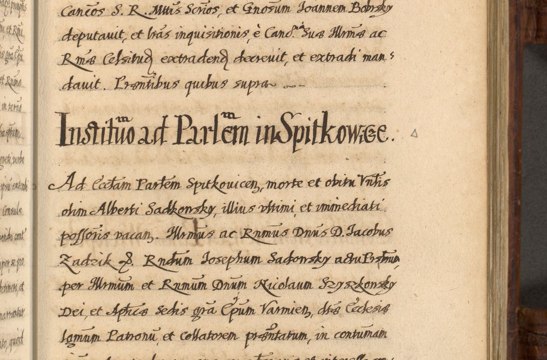 Zdjęcie nr 664 dla obiektu archiwalnego: Acta episcopalia R. D. Jacobi Zadzik, episcopi Cracoviensis et ducis Severiae annorum 1639 et 1640. Volumen II