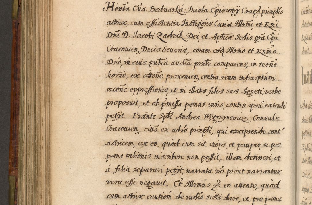 Zdjęcie nr 663 dla obiektu archiwalnego: Acta episcopalia R. D. Jacobi Zadzik, episcopi Cracoviensis et ducis Severiae annorum 1639 et 1640. Volumen II