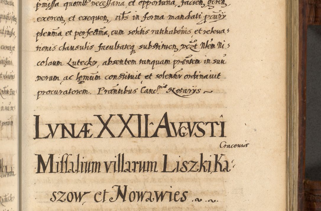 Zdjęcie nr 660 dla obiektu archiwalnego: Acta episcopalia R. D. Jacobi Zadzik, episcopi Cracoviensis et ducis Severiae annorum 1639 et 1640. Volumen II
