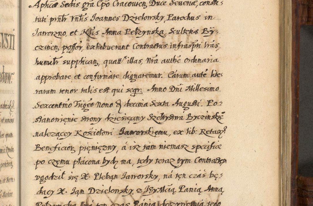 Zdjęcie nr 656 dla obiektu archiwalnego: Acta episcopalia R. D. Jacobi Zadzik, episcopi Cracoviensis et ducis Severiae annorum 1639 et 1640. Volumen II