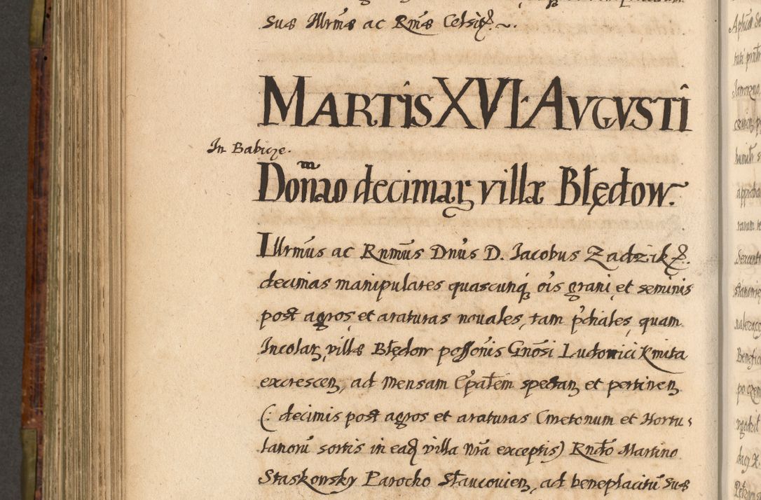 Zdjęcie nr 655 dla obiektu archiwalnego: Acta episcopalia R. D. Jacobi Zadzik, episcopi Cracoviensis et ducis Severiae annorum 1639 et 1640. Volumen II