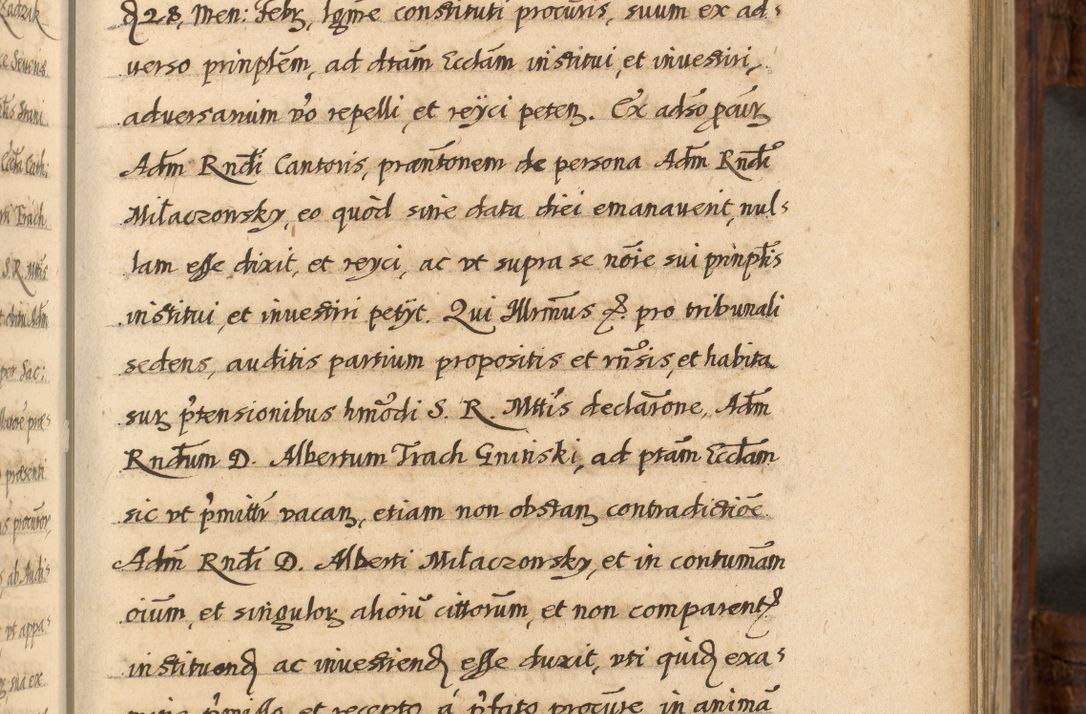 Zdjęcie nr 652 dla obiektu archiwalnego: Acta episcopalia R. D. Jacobi Zadzik, episcopi Cracoviensis et ducis Severiae annorum 1639 et 1640. Volumen II