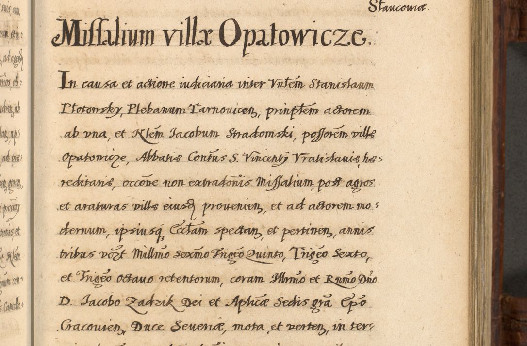 Zdjęcie nr 642 dla obiektu archiwalnego: Acta episcopalia R. D. Jacobi Zadzik, episcopi Cracoviensis et ducis Severiae annorum 1639 et 1640. Volumen II