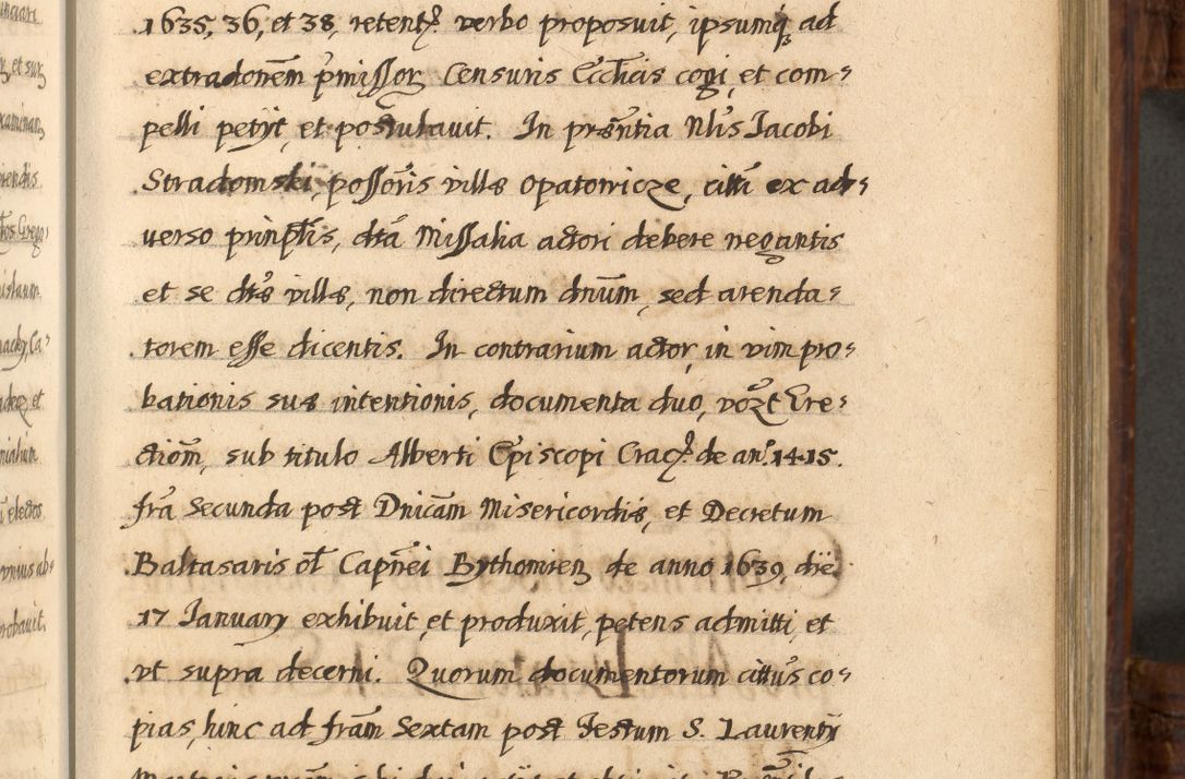 Zdjęcie nr 636 dla obiektu archiwalnego: Acta episcopalia R. D. Jacobi Zadzik, episcopi Cracoviensis et ducis Severiae annorum 1639 et 1640. Volumen II
