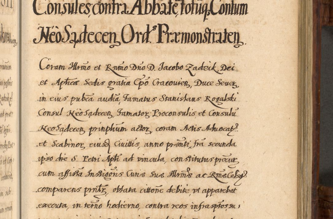 Zdjęcie nr 630 dla obiektu archiwalnego: Acta episcopalia R. D. Jacobi Zadzik, episcopi Cracoviensis et ducis Severiae annorum 1639 et 1640. Volumen II