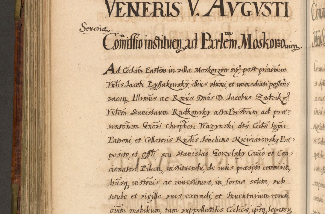 Zdjęcie nr 629 dla obiektu archiwalnego: Acta episcopalia R. D. Jacobi Zadzik, episcopi Cracoviensis et ducis Severiae annorum 1639 et 1640. Volumen II