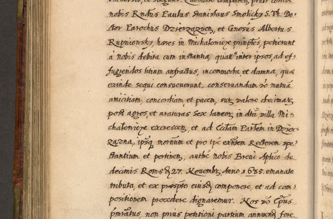 Zdjęcie nr 617 dla obiektu archiwalnego: Acta episcopalia R. D. Jacobi Zadzik, episcopi Cracoviensis et ducis Severiae annorum 1639 et 1640. Volumen II