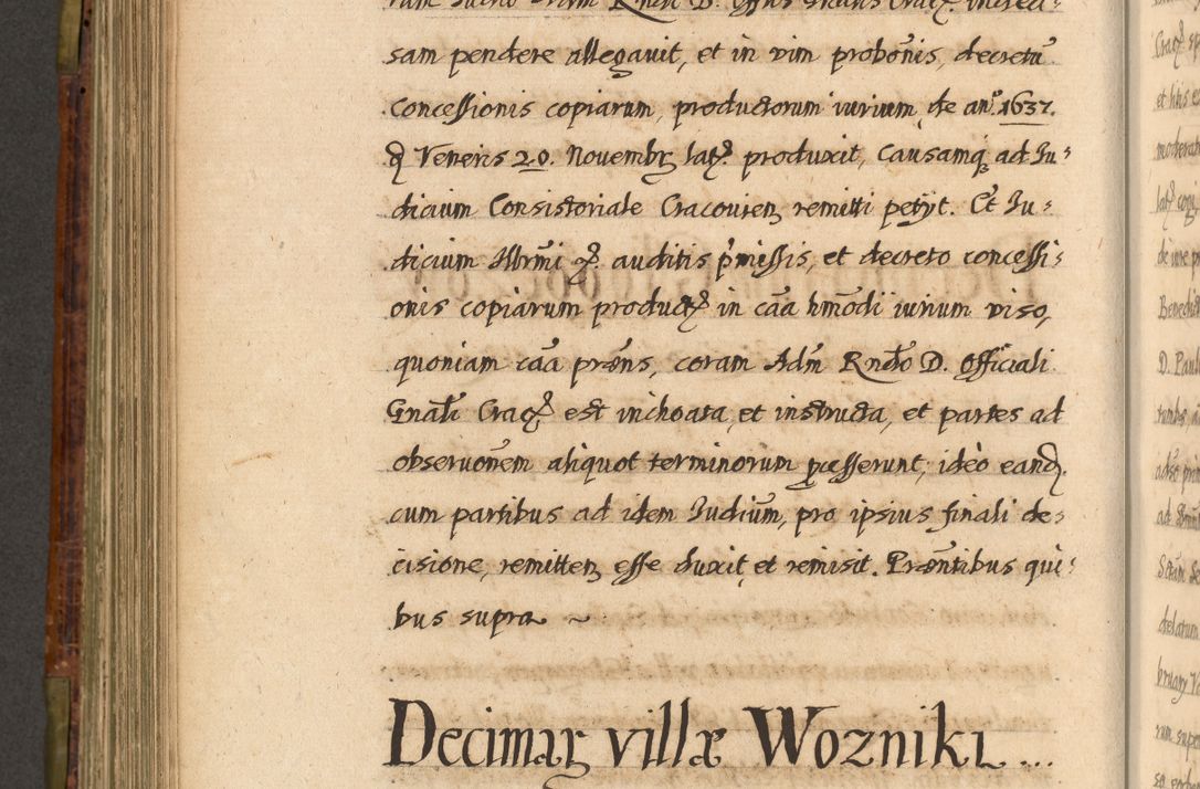 Zdjęcie nr 615 dla obiektu archiwalnego: Acta episcopalia R. D. Jacobi Zadzik, episcopi Cracoviensis et ducis Severiae annorum 1639 et 1640. Volumen II