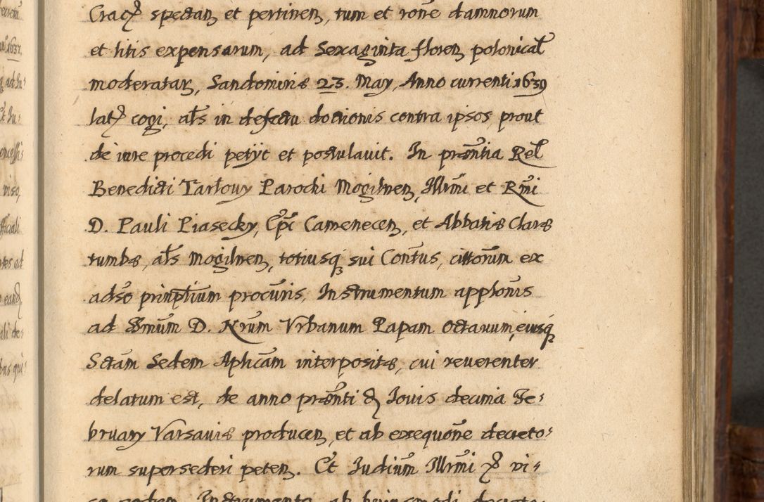 Zdjęcie nr 616 dla obiektu archiwalnego: Acta episcopalia R. D. Jacobi Zadzik, episcopi Cracoviensis et ducis Severiae annorum 1639 et 1640. Volumen II